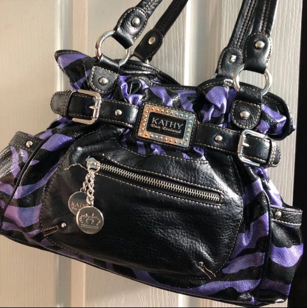 KVZ Purple Zebra Bag